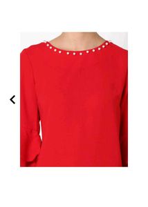 Red Colour Midi Dress