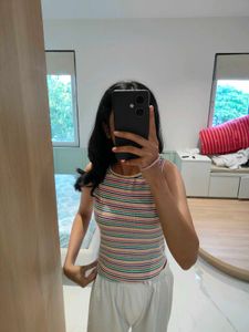 Vibrant Multicolour Tank Top