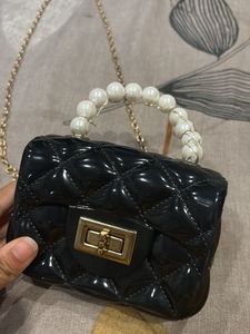 Cute Black Lighting Sling Bag For Kids