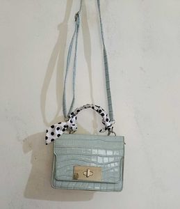 Mint Green Spacious Sling Bag