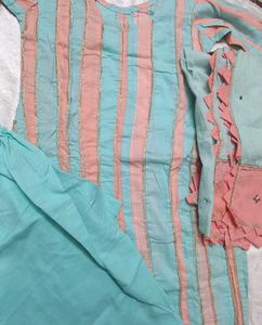 Patchwork 3 PC. Party Wear Suit