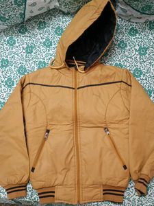 Brown Hooded Jacket