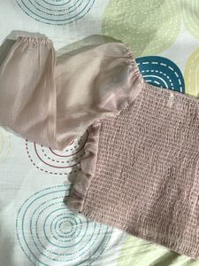 Pink Ruffle Top