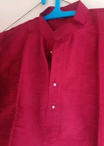 Maroon Kurta