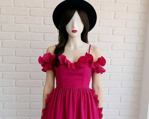 Pink Ruffle Dress