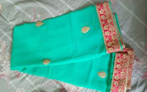 Elegant Half Saree with Blouse