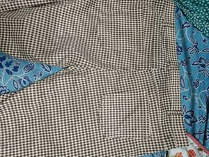 Stretchy Cotton Checked Pants(Jogger)