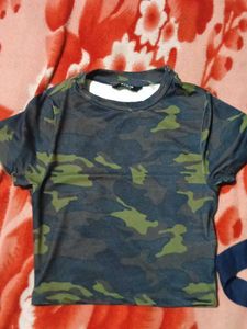 Camouflage Print Tee