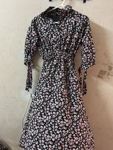 Floral Print Midi Dress