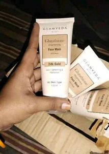 Glamveda Glutathione 24k Gold Face Wash Pack Of 3