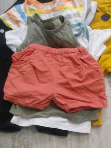 8 piece Baby Rompers - Cute Overalls Set