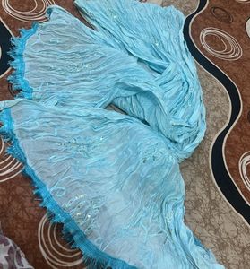 🩵Sky Blue Lucknowi baadla Kurta Set🩵