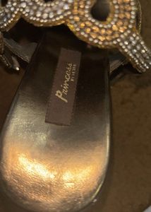 Sparkly Gold Heels By Metro