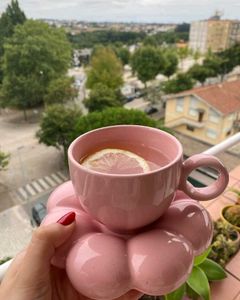Pink Flower Cup &amp; Saucer