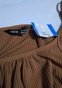 Brown Shein Top