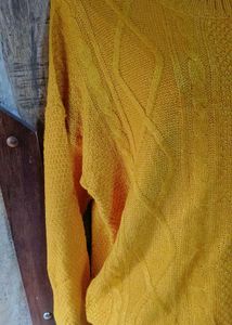 Cozy Mustard Knitted Top