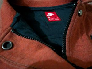 Nike Rare Burnt Orange Knit Jacket | Casual Wear