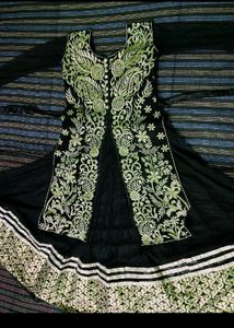 Elegant Embroidered Ethnic Gown