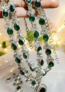 Emerald Green Jewelry Set Look Like Actress Kiara