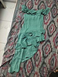 Ruffled Off Shoulder Upndown