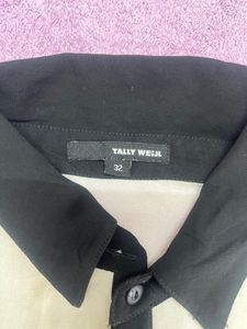 Black &amp; White  Fit Striped Shirt