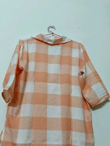 Cute Checkered Pajama Set