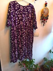 Alia- Cut Floral Print Kurta