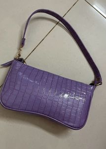Cute Lavender Baguette Bag