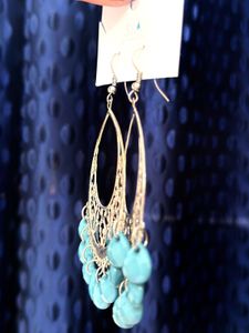 Blue earrings