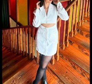 Blazer Dress ( Price 1500rs ) ( White )