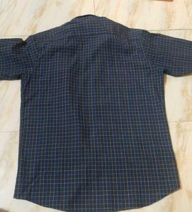 Navy Blue Multi Color Shirt