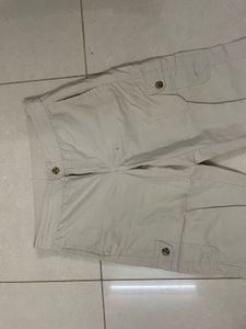 Beige Cargo Pants