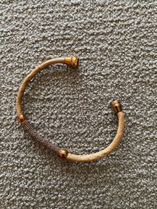 Fossil leather magnetic Unisex Bracelet