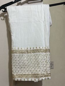 Red-White kurta Set