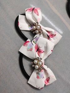 Butterfly Hair Bows (Set of 4)
