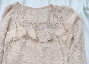 Lace Detail Sweater