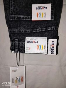 Black Acid Wash Jeans