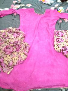 Silk Salwar Suit With Duppata