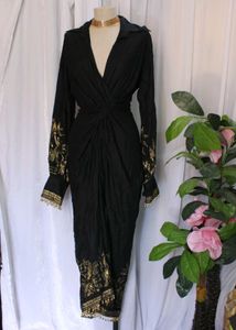 Elegant Black &amp; Gold Dress