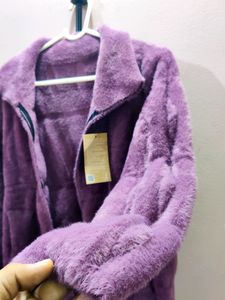 Imported luxury faux fur jacket/sweater