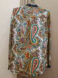 Paisley Print Blouse from ZARA