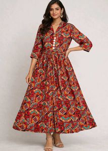 Patterned Maxi Dress