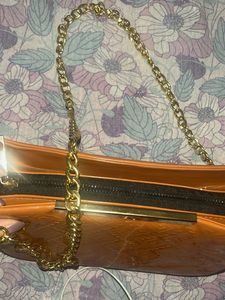 Brown sling Bag