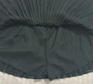 Plaid Pleated Mini Skirt