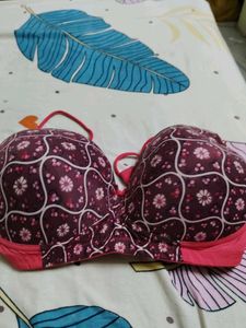 Floral Print Bra
