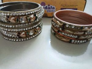 Embellished Bangle Set