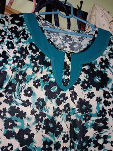 Floral Print Maxi Nighty
