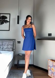 Minimal Shade Dress (Navy)