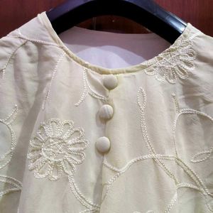 Floral Embroidered Top