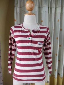 Striped Long Sleeve Top